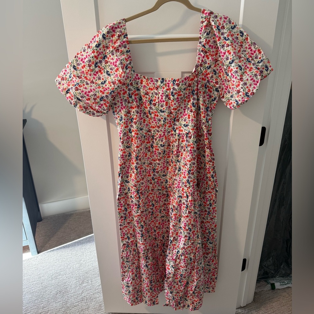 Adelyn Rae Multicolor Smocked Dress